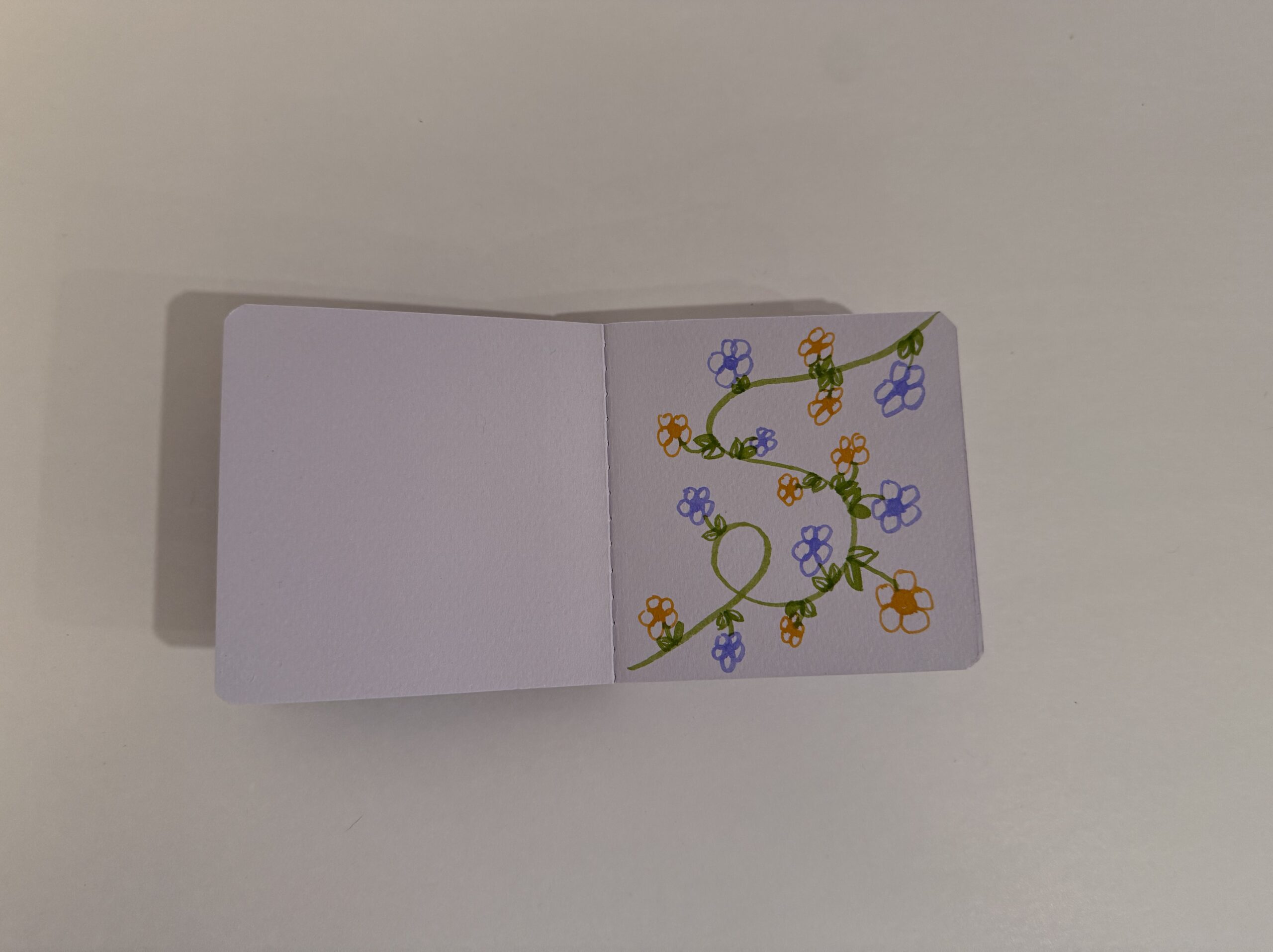 Let’s Draw a Colorful Floral Vine